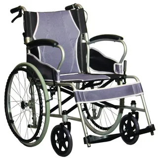 Antar Leichter Rollstuhl AT52301 faltbar grau/schwarz