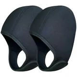 Hotfiary Neopren Kopfhauben Tauchhaube 2,5 mm Neoprenanzug Kapuzen Badekappe Hut Verstellbare Badekappen Taucherkappe Kopfbedeckung für Männer Frauen Segeln Kajak Wassersport Tauchkopfhauben