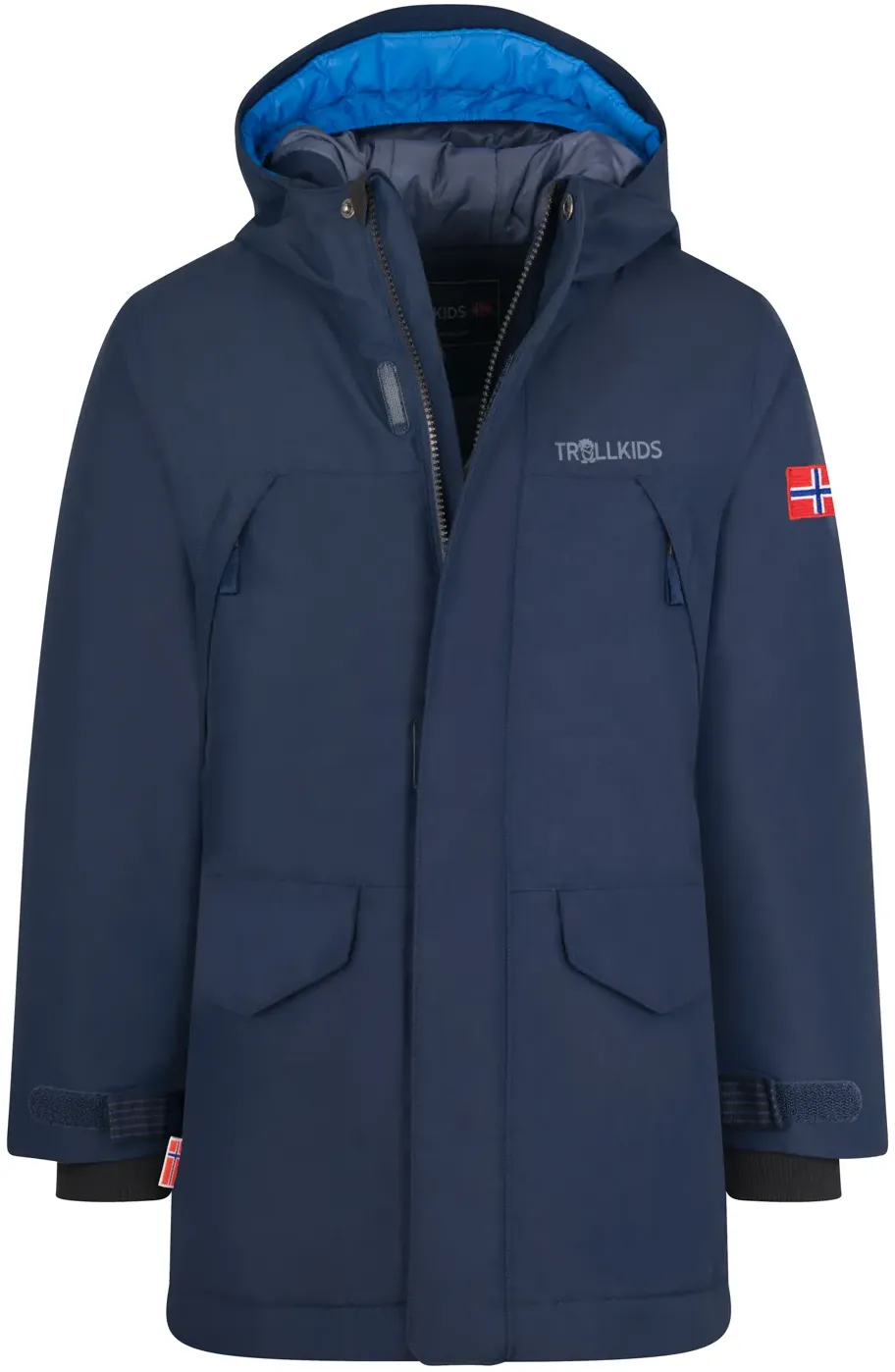 Trollkids Kinder Hartstad Jacket, 164 - navy