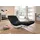 W.Schillig Relaxliege daily dreams Leder 75 x 85 x 169 cm schwarz mit Kissen