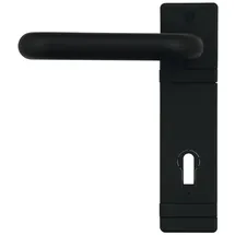 Domoferm Pz Drückergarnitur, Kunststoff schwarz | Domoferm