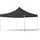 TOOLPORT Faltpavillon 4 x 4 m inkl. Seitenteile Schwarz/Weiß