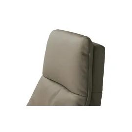 Max Schelling Sessel Elmira Leder 81 x 120 x 92 cm Braun elektrisch, drehbar