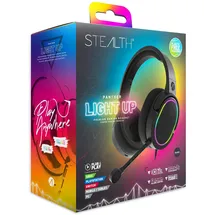 STEALTH Panther Gaming Headset LED Schwarz Multiplattform