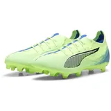 Puma Ultra 5 PRO FG/AG Soccer Shoe, Fizzy Apple White-BLUEMAZING, 48.5 EU