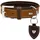 Hunter Tara Hundehalsband Cognac/Dunkelbraun 55