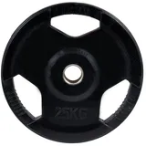 Sport-Thieme Hantelscheibe Wettkampf, gummiert, 50 mm, 25 kg