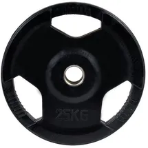 Sport-Thieme Hantelscheibe Wettkampf, gummiert, 50 mm, 25 kg