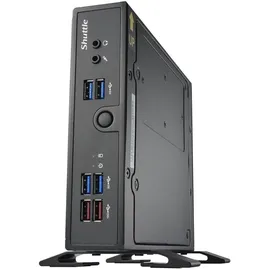 Shuttle XPC slim DS50U Intel Celeron 7305, 2X LAN (1x 2.5Gbit,1x 1Gbit), 1xCOM,1xHDMI,1xDP, 1x VGA, lüfterlos, 24/7 Dauerbetrieb