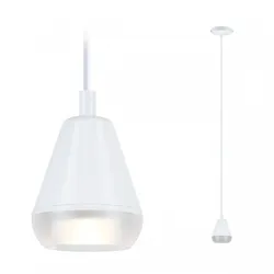 Paulmann 76991 Pendelleuchte Luia GU10 max. 10W IP44 Satin/Signalweiß