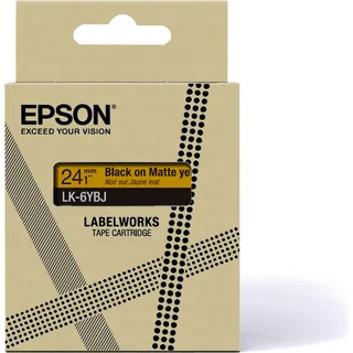 Epson Beschriftungsband, »LK-6JBJ« 24 mm schwarz, 2.4 cm,