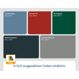 Hörmann Dachrahmen für Gründach Pultdach Typ 3 316,5 x 284,3 cm Grün