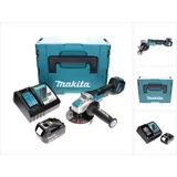 Makita DGA 519 RF1J Akku Winkelschleifer 18 V 125 mm Brushless X-Lock + 1x Akku 3,0 Ah + Ladegerät + Makpac