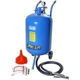 Pro-Lift-Werkzeuge Mobiles Sandstrahlgerät 63l Kessel Schlauch + Pistole Sandstrahlkabine 63 Liter Druckluft Sandstrahlanlage Strahlgerät mobil