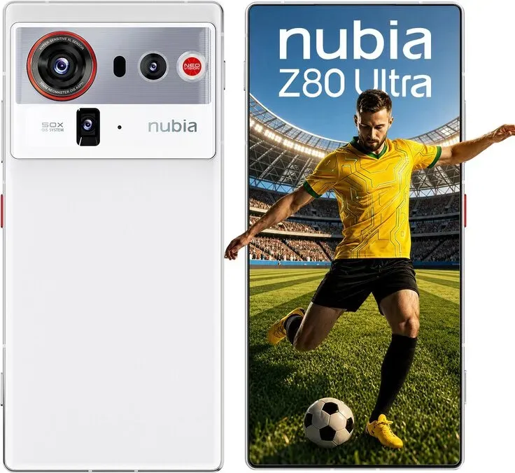 【Letzte 24 Stunden des Sommersale: 659 €, kostenloser Versand】 nubia Z80 Ultra 5G Entsperrtes Android-Handy, Snapdragon 8 Elite Gen 5, 50 MP KI-Triple-Kamera, 80 W kabelloses Laden, 6,8