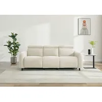 3-Sitzer HOME AFFAIRE "SKAANE in Cord, Sofa mit manueller u. elektrischer Relaxfunktion", beige, B:229cm H:100cm T:100cm, 100% Polyester, Sofas, Relax-Funktion in 2 Sitzen, Kopfteilverstellung, Federkernpolsterung