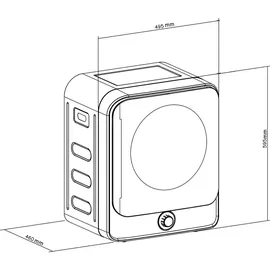 GreenBlue GB415 Ablufttrockner (3 kg)