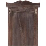 MCW Wandgarderobe T33 109 x 28 x 4 cm Braun Shabby