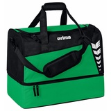 Erima Unisex Six Wings Sporttasche mit Bodenfach, smaragd/schwarz, S