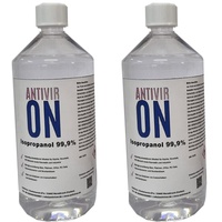 Antiviron 2x1L Isopropanol Isopropylalkohol 99,9% IPA 2-Propanol Fettlöser Entfetter Reinigungsalkohol