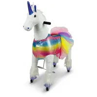 TPFLiving Reittier Einhorn Rainbow Größe S