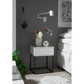 Livetastic Nachtschrank Marle 40 x 52 x 38,5 cm Weiß