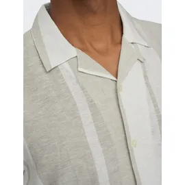 Only & Sons Kurzarmhemd Braun XL