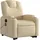 vidaXL Massagesessel mit Aufstehhilfe Polyester 144 x 78,5 x 0 cm Creme