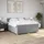 vidaXL Boxspringbett 180 x 200 cm Hellgrau