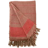 Au Maison Wohndecke 130 x 180 cm Rot/Gold