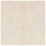 vidaXL Anti-Rutsch Shaggy Teppich Creme 120 x 120 cm PP