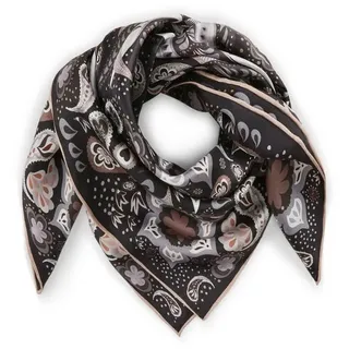 Codello Seidentuch mit Paisley-Muster, Black, 1