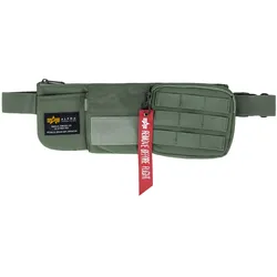 Daypack ALPHA INDUSTRIES "Alpha Industries Accessoires - Bags Crew Utility Bag", grün (sage, grün), Obermaterial: 100% Nylon, Futter: 100% Nylon, Rucksäcke