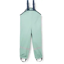 Playshoes Matschhose Regenlatzhose Ungefüttert Unisex Kinder Wind- und wasserdichte Regenhose Regenbekleidung, grün Pastell, 98