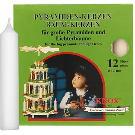 Knox Pyramidenkerzen 17 x 100 mm 12 St. weiß