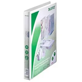 Leitz 6 LEITZ Präsentationsringbücher 2-Ringe weiß 3,7 cm DIN A4