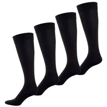 Nur Der Kniestrümpfe 4er Pack Schwarz 39-42
