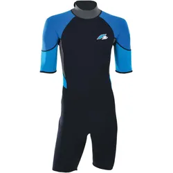 F2 Neo Performance Line Rebel Men, Neoprenanzug kurz, schwarz/grau/blau (S)
