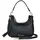 Valentino Brixton Hobo Bag Schultertasche Polyurethan Black