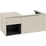 Villeroy & Boch Subway 3.0 Waschtischunterschrank C57100VN 100,1x42,25x51,6cm, ohne LED/Griff Aluminium glänzend, cashmere grey