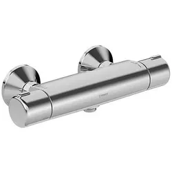 Hansa HANSAMICRA Brause-Thermostat-Batterie AP, Badarmaturen, chrom