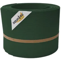 zaunzu® Sichtschutz Rille 10x Einzelstreifen 255 x 10 cm Tannengrün Metall 10 St.