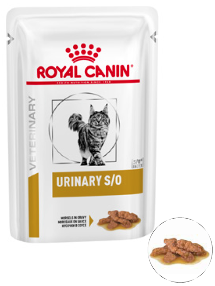 Royal Canin VET DIET Urinary S/O Frischebeutel Katze 12x85g (Mit Rabatt-Code ROYAL-5 erhalten Sie 5% Rabatt!)