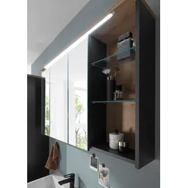 Die Möbelfundgrube MEMPHIS 110 cm grau mit LED-Beleuchtung