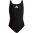 adidas Solid Small Logo Badeanzug Black / White 140