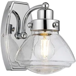 Scholar Wandleuchte chrom poliert 1-flammig IP44 Quoizel QN-SCHOLAR1