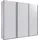 WIMEX Schiebetürenschrank Mugano 270 x 236 x 65 cm Weiß