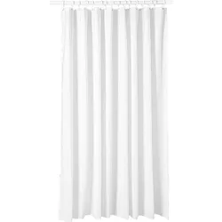 Duschvorhang Cavere (Ausführung: Duschvorhang 2400 x 2000mm 100% Polyester waschbar Weiß19)