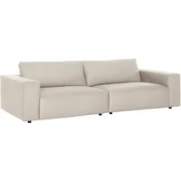 Musterring Big-Sofa »LUCIA«, in vielen Qualitäten und 4 unterschiedlichen Nähten, 3-Sitzer beige