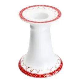 Mambocat 2er Set Weihnachtstraum Kerzenständer Höhe 10,7 cm aus Porzellan